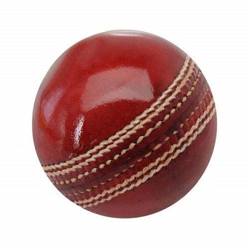 red leather ball