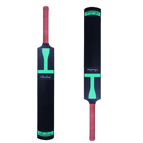 radian black plastic cricket bat